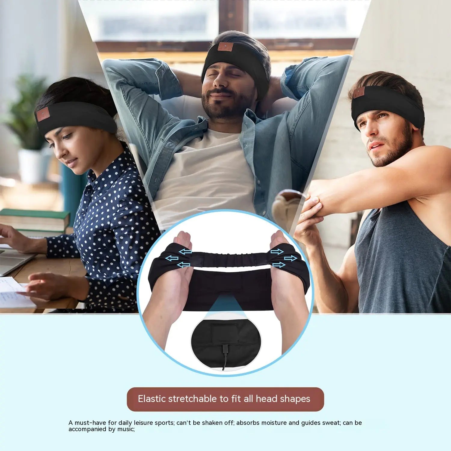 KeyElla HearFit™ Wireless Sport Headband