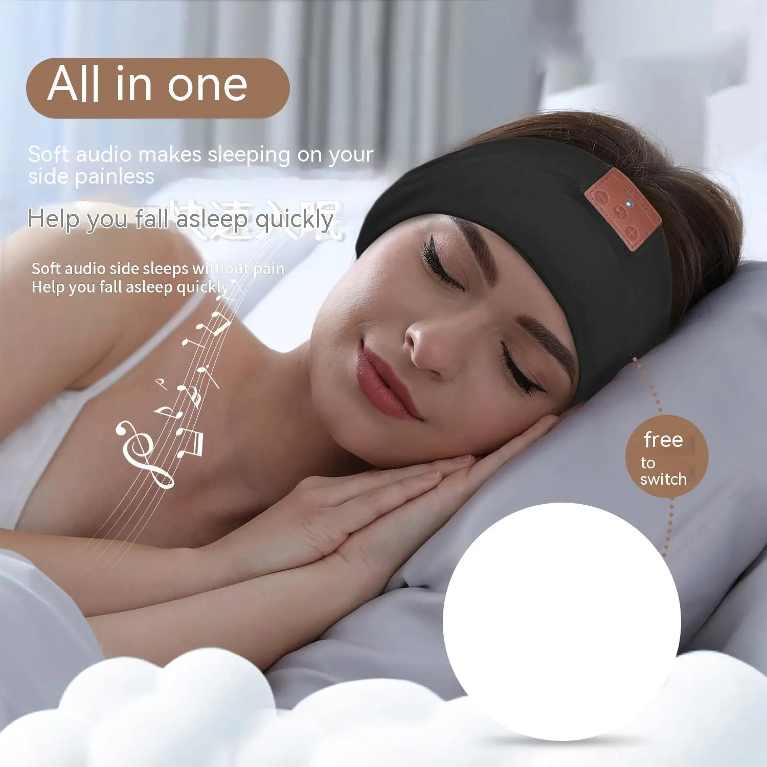 KeyElla HearFit™ Wireless Sport Headband